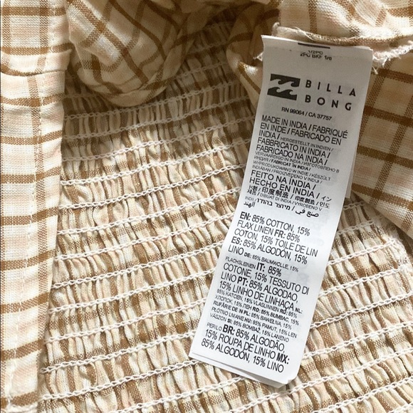 Billabong Check It Crop Top - Picture 9 of 10